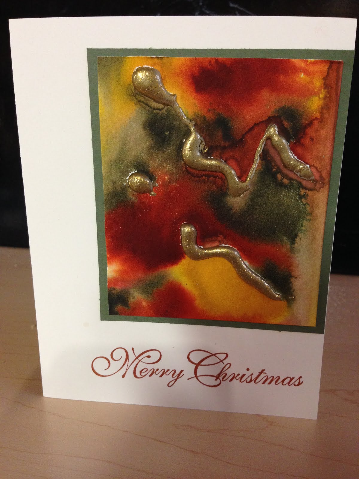 Terryfic Cards Hot Glue Embossing