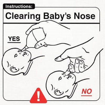 CLEARING BABY'S NOSE