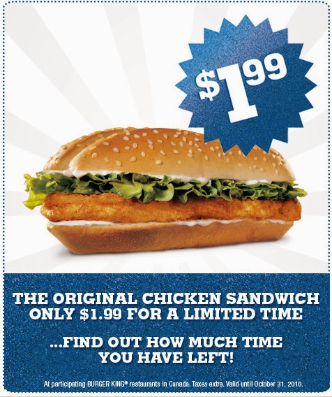 Burger king coupons es