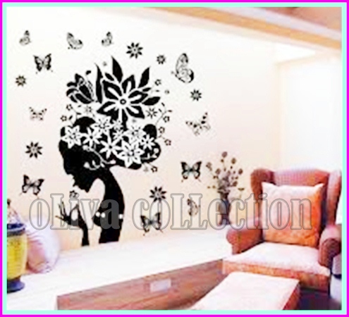 wall sticker wanita - oliva collection