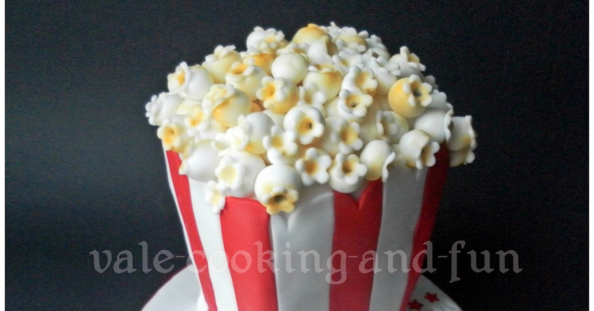 Cooking & Fun by Valentina Torte "Kino Popcorn"/ Торта “Пакет пуканки“