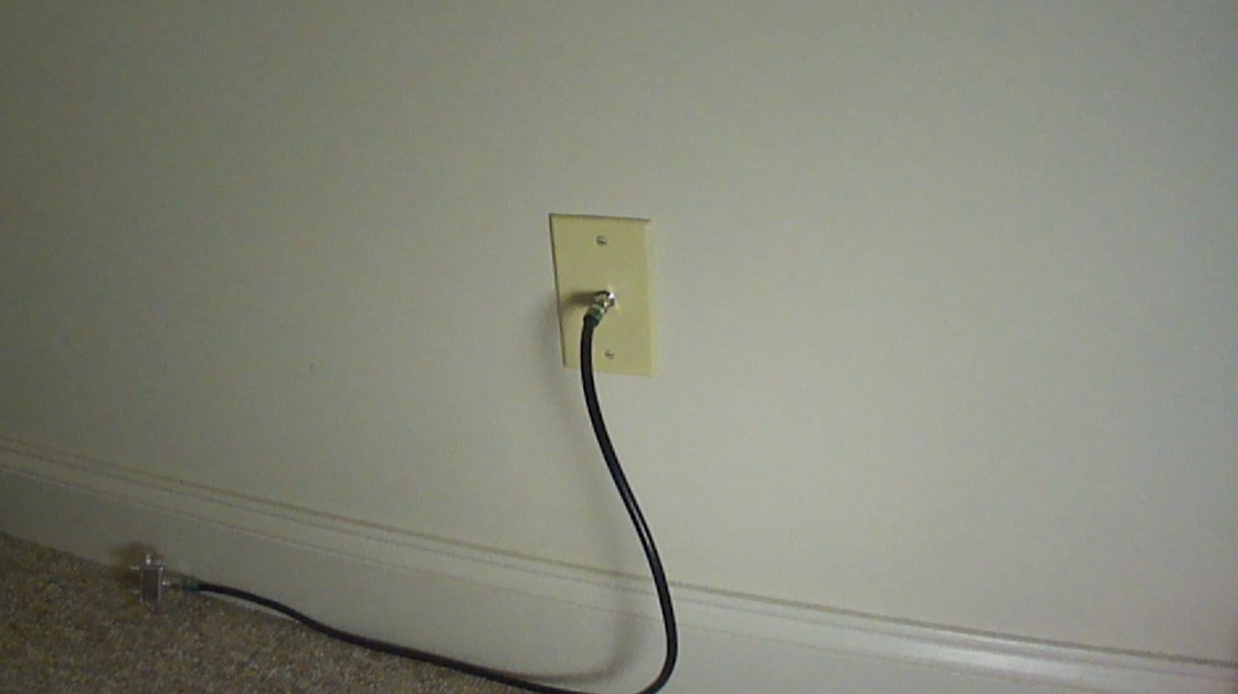 SplitterWall Plate Install the NEW Cable TV / Splitter