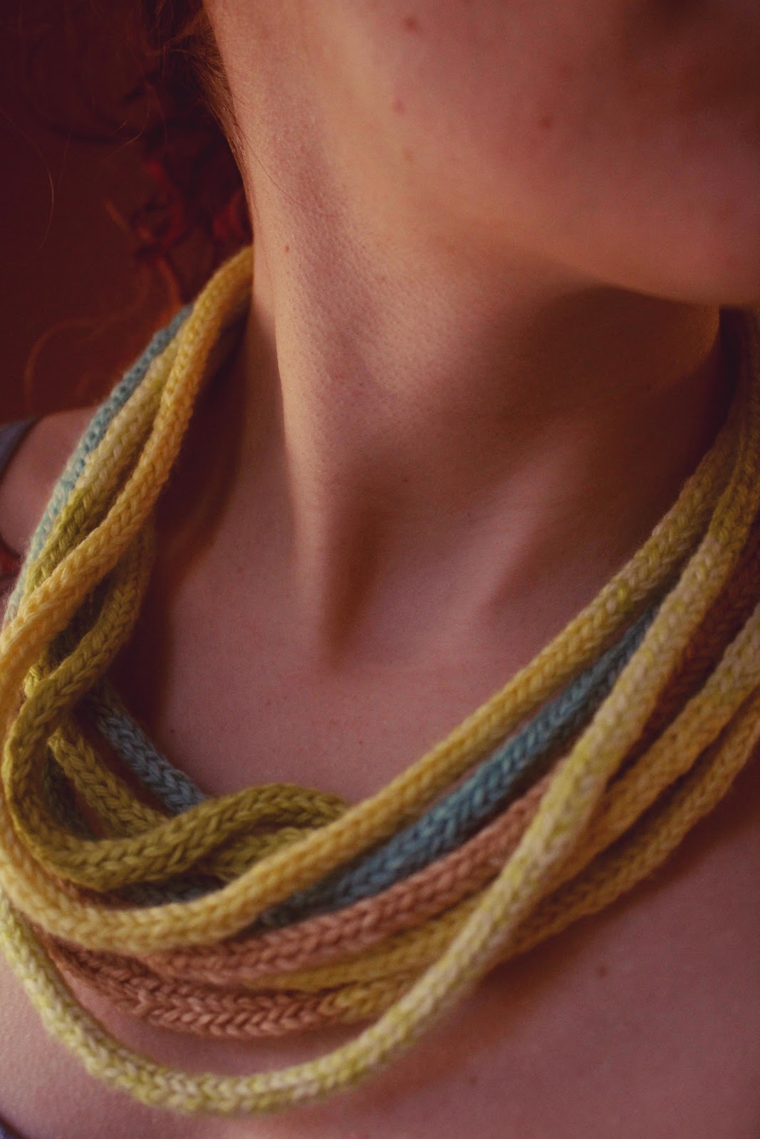 HoleyHoot Designs Pattern ICord Necklace Cowl