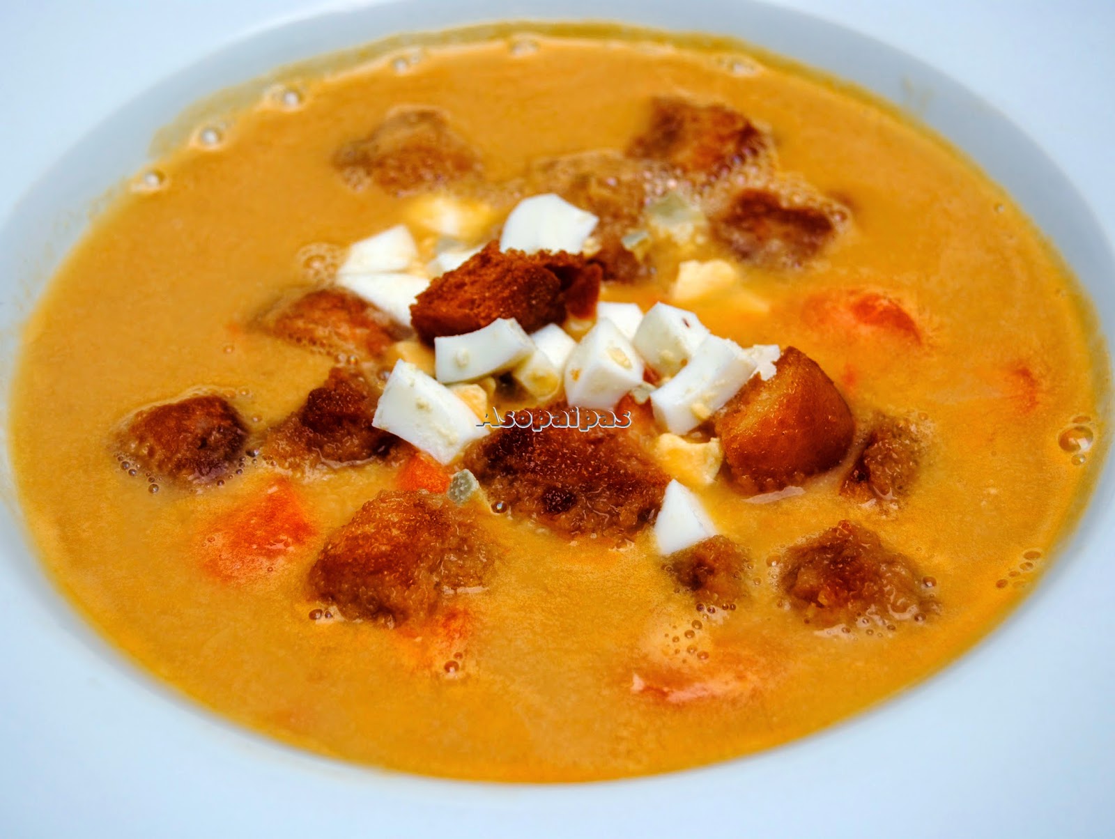 Sopas de Garbanzos. Receta Asopaipas. Recetas de Cocina Casera