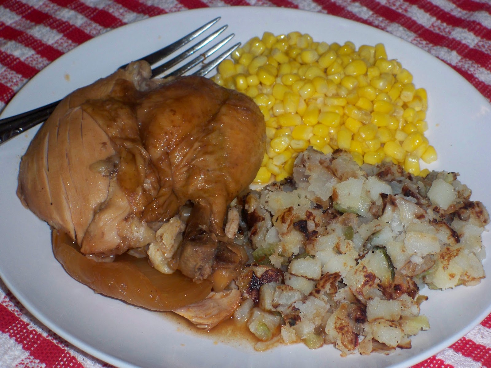 Gramma's in the kitchen Slow Cooker Coke Chicken Southern Plate