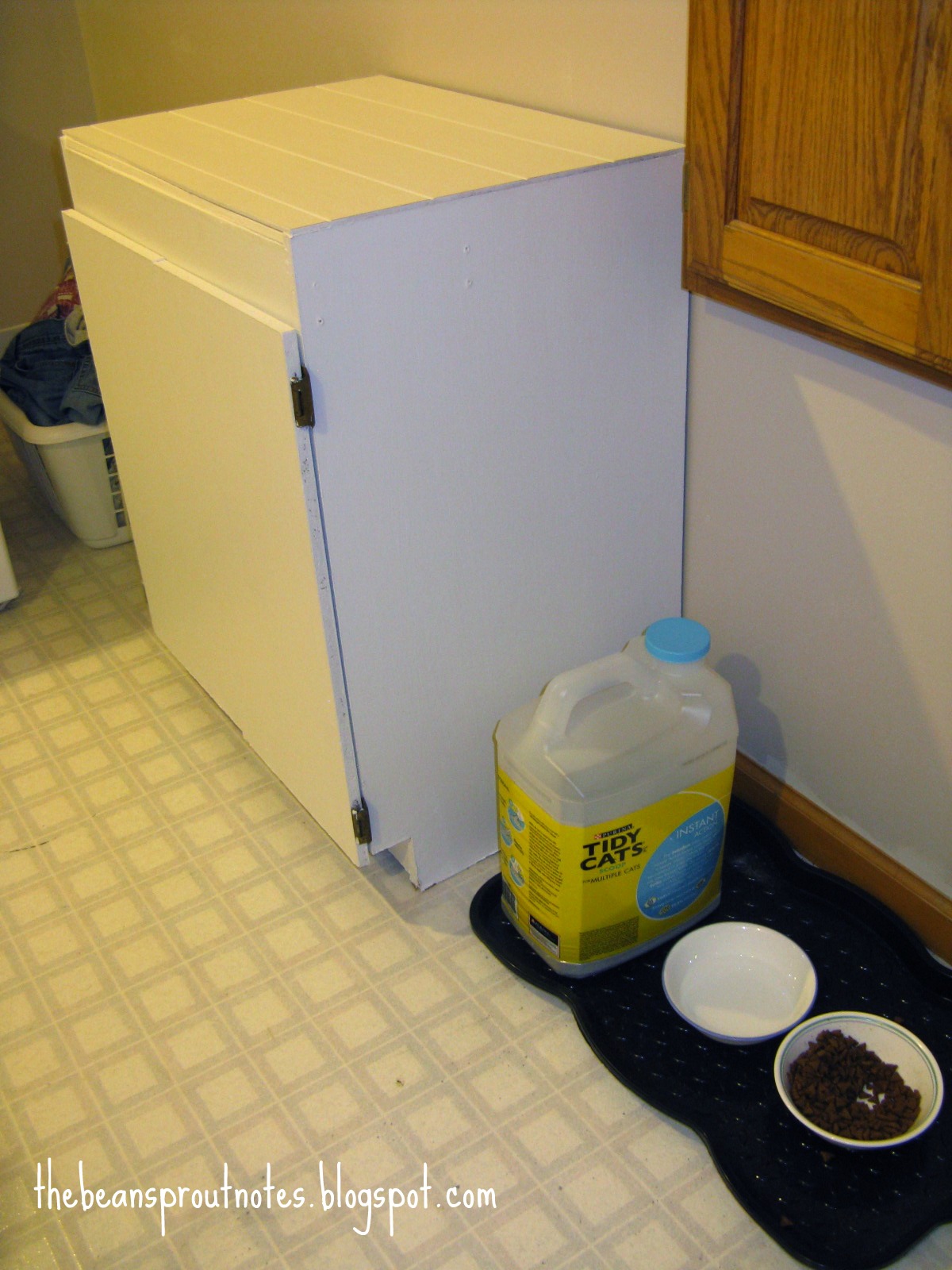 The Bean Sprout Notes Baby Proofing the Kitty Litter Box