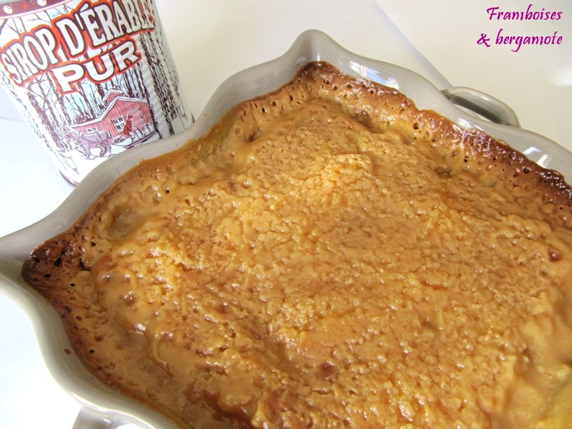 Framboises & bergamote Pouding chômeur