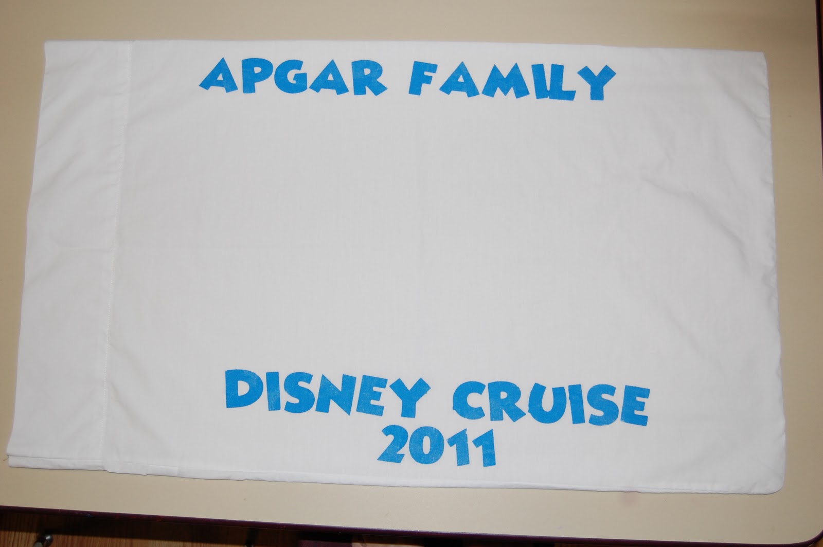 Scrappin' My Stress Away Disney Cruise Autograph Pillowcases