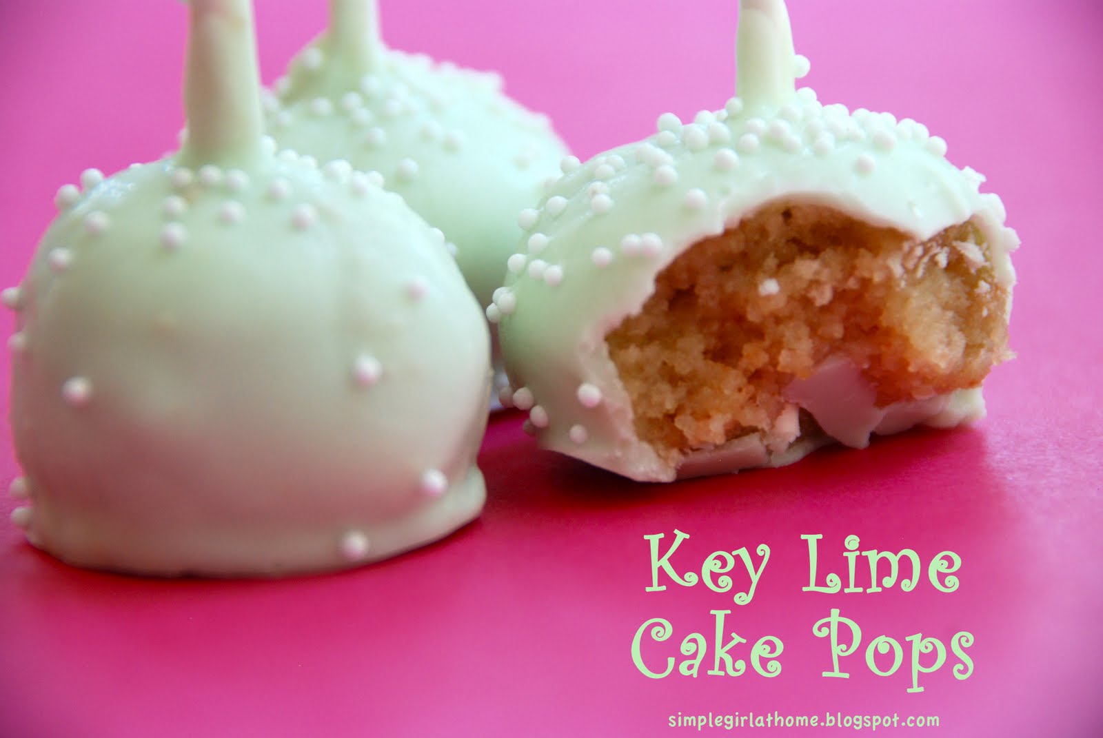 Key Lime Cake Pops