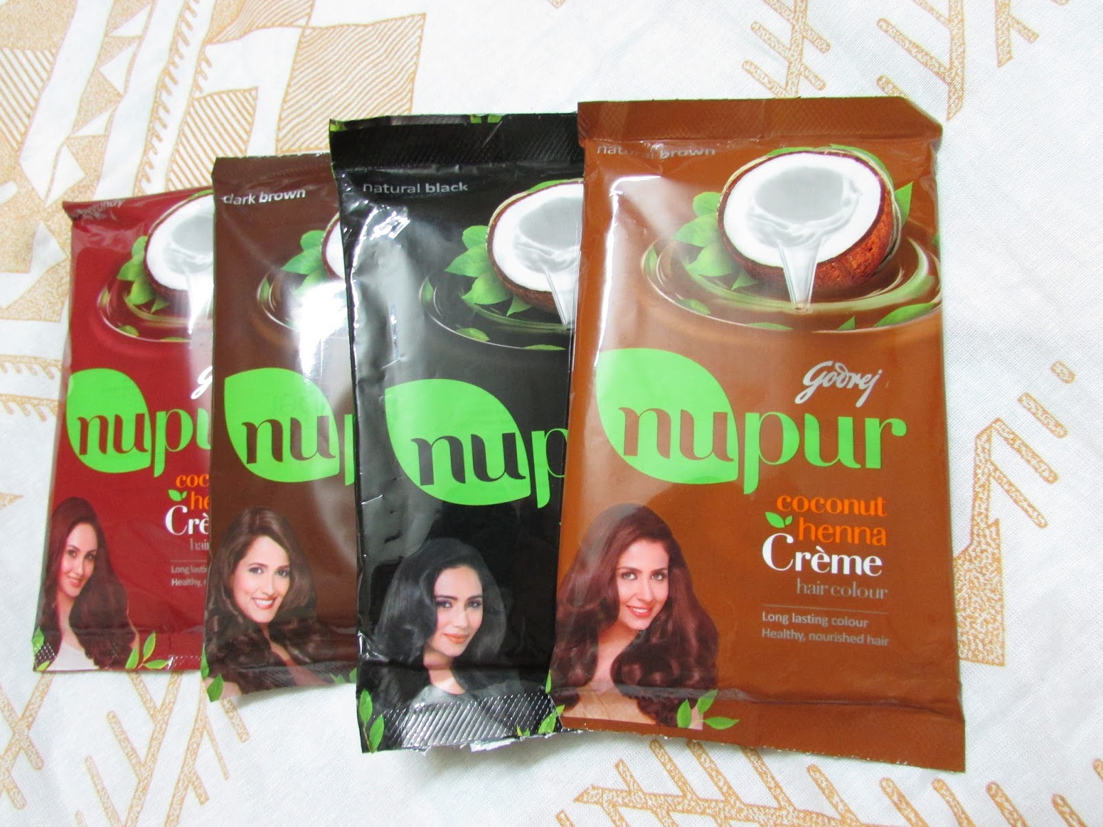 Godrej Nupur Coconut Henna Crème Hair Color Review