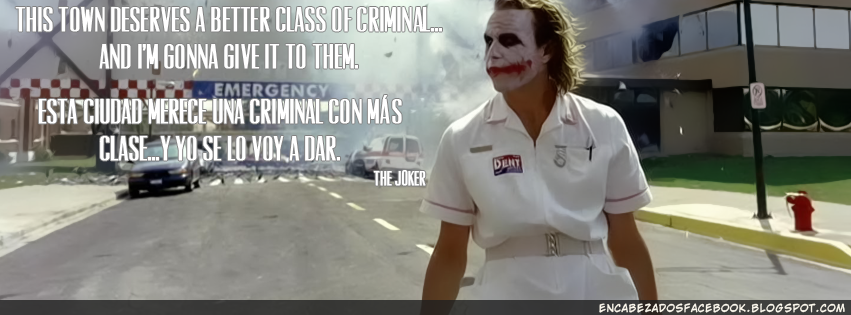 The joker frase portada para facebook