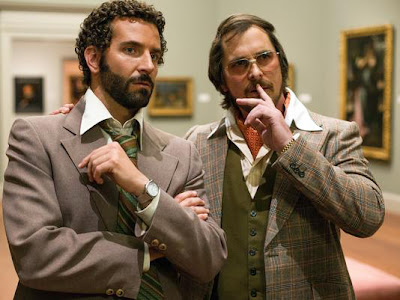 Christian Bale and Bradley Cooper in American Hustle