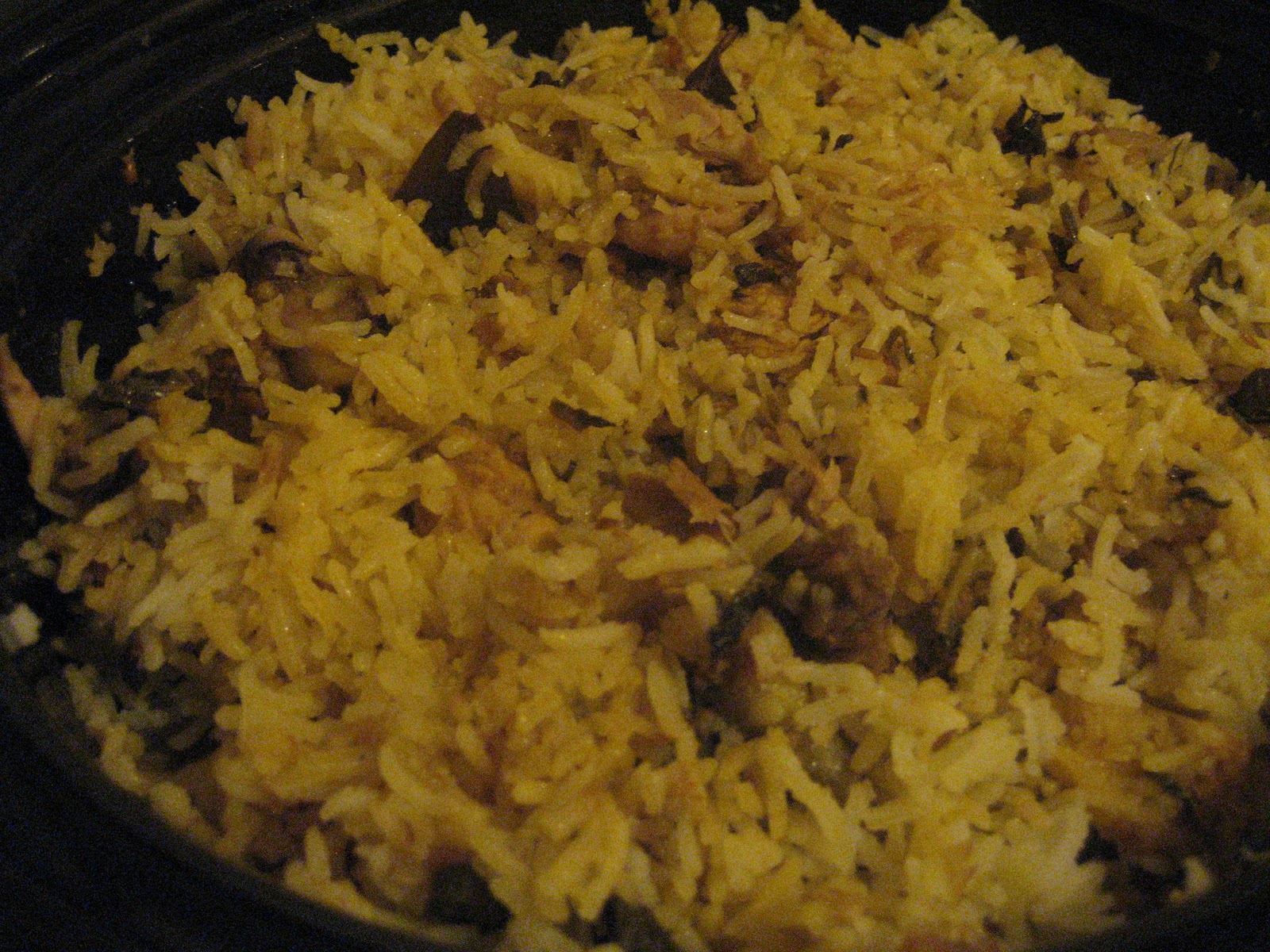 Curries & Chutneys Hyderabadi Chicken Dum Biryani in Slow Cooker
