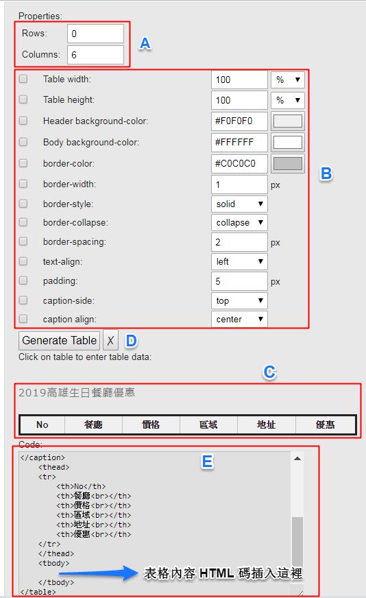 web-table-sort-html-generator-6.jpg-讓網頁表格自動排序﹍實作範例教學 (HTML 線上產生器)