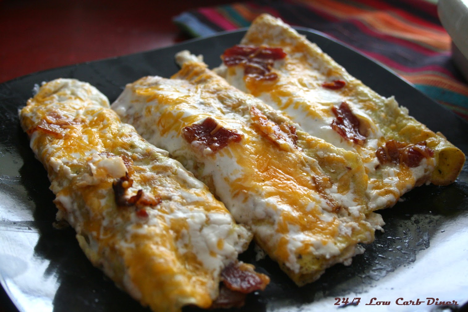 Bacon Breakfast Enchiladas 24/7 Low Carb Diner Bloglovin’
