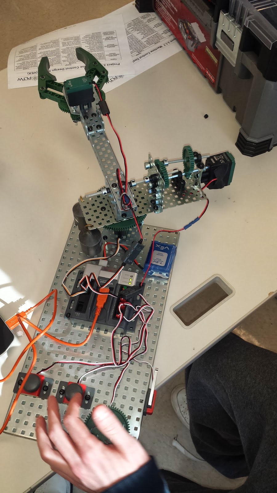 vex surgical robot arm