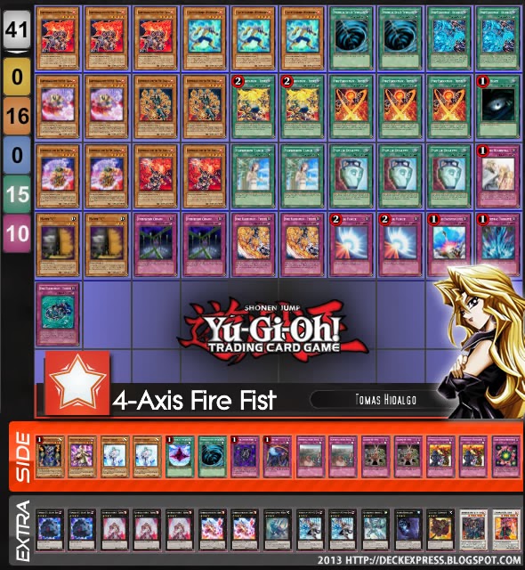 [Deck] [WCQ] Chile's Regional: Top 8, 4-Axis Fire Fist, Tomás Hidalgo