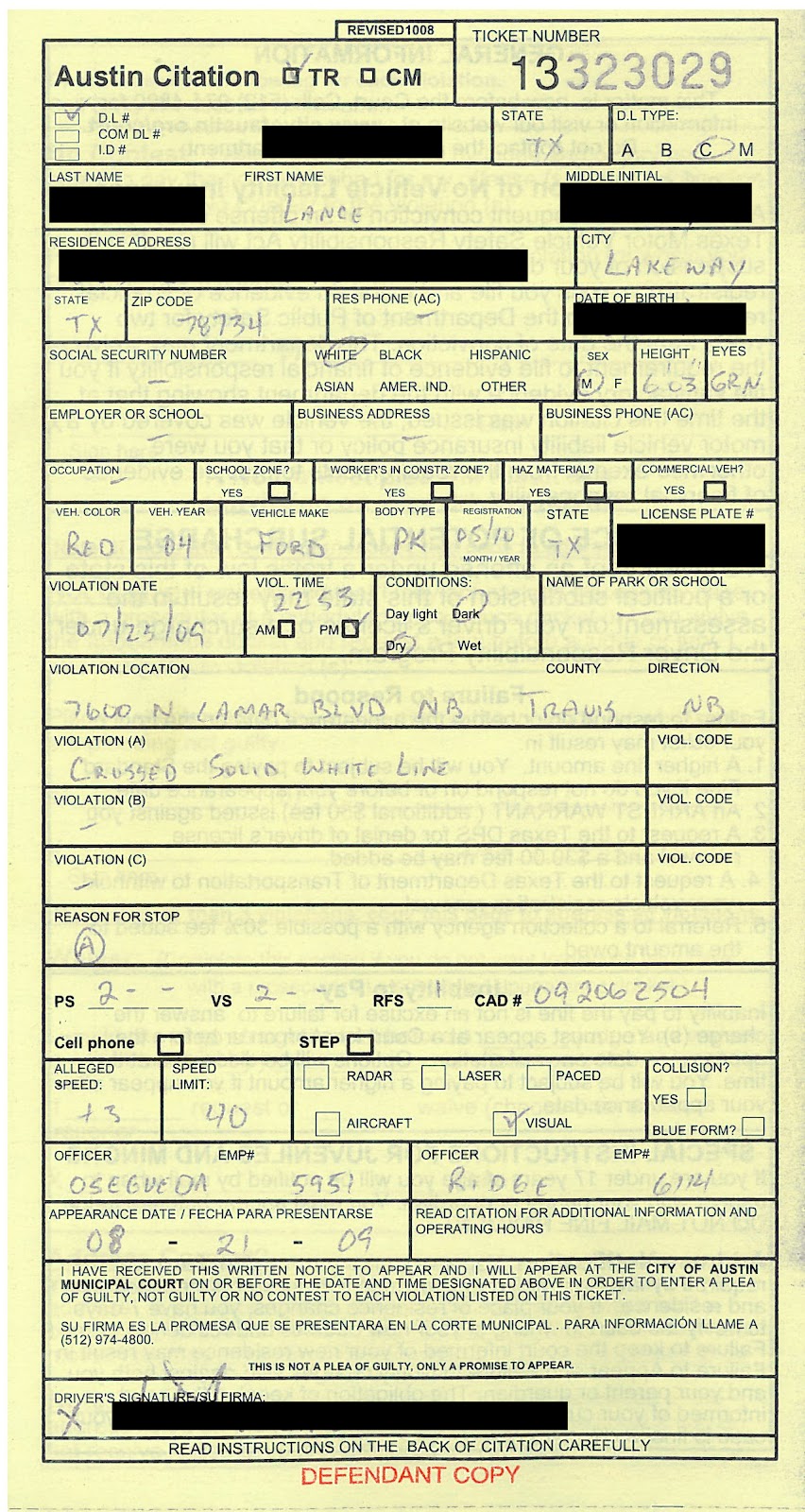 Police Ticket Template Printable Pictures to Pin on Pinterest PinsDaddy