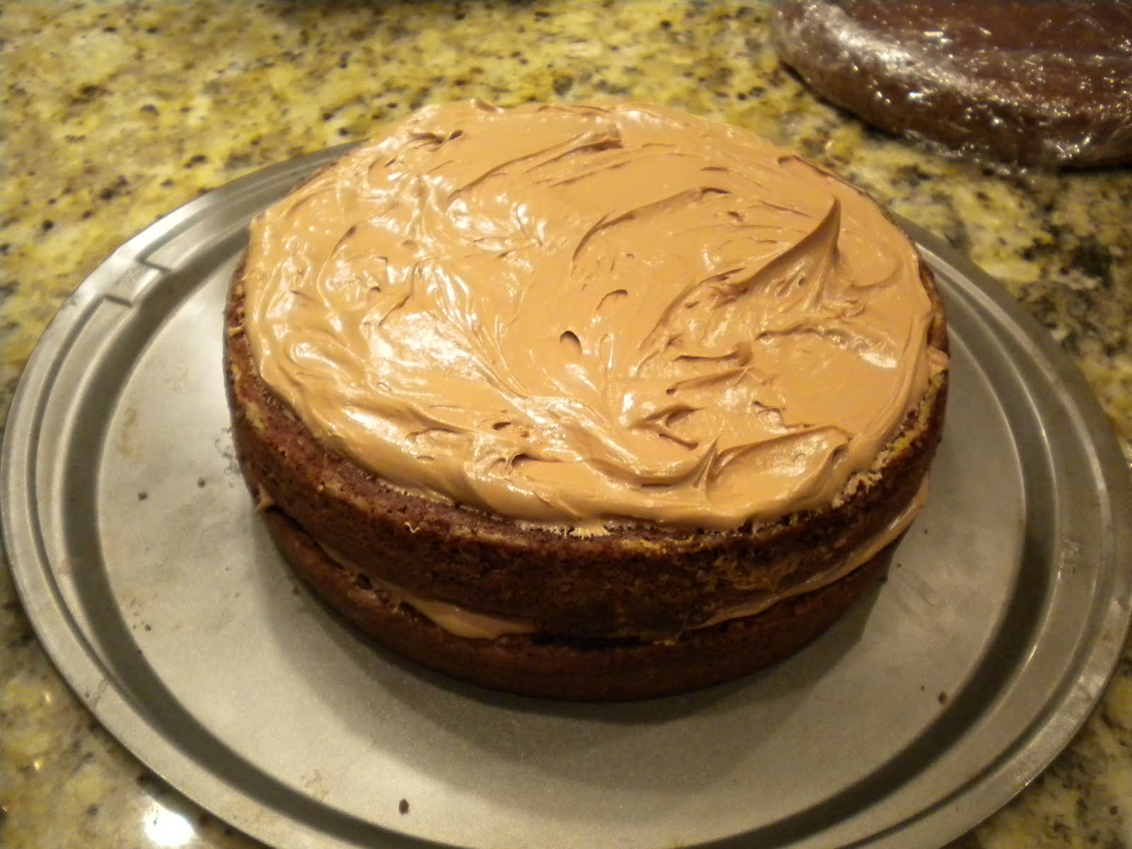 Step by Step Gourmet Spiced Chocolate Torte Wrapped in Chocolate Ribbons