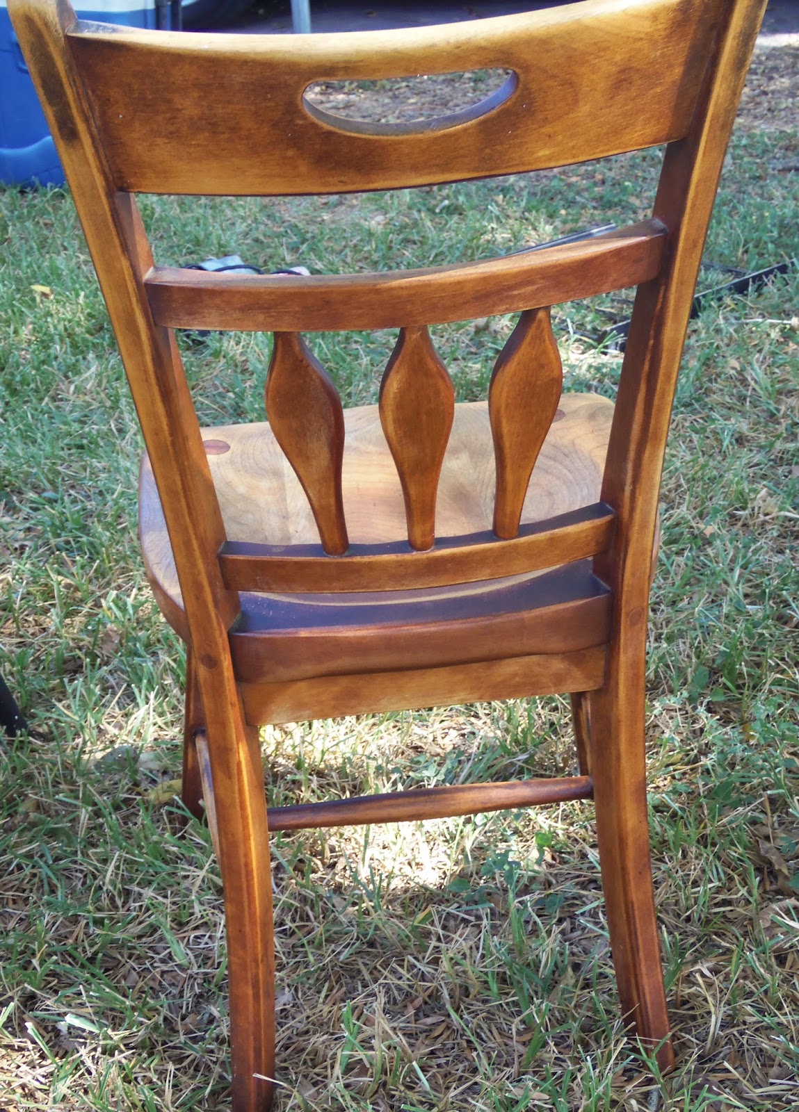live. love. scrap. Wooden Chair Makeover