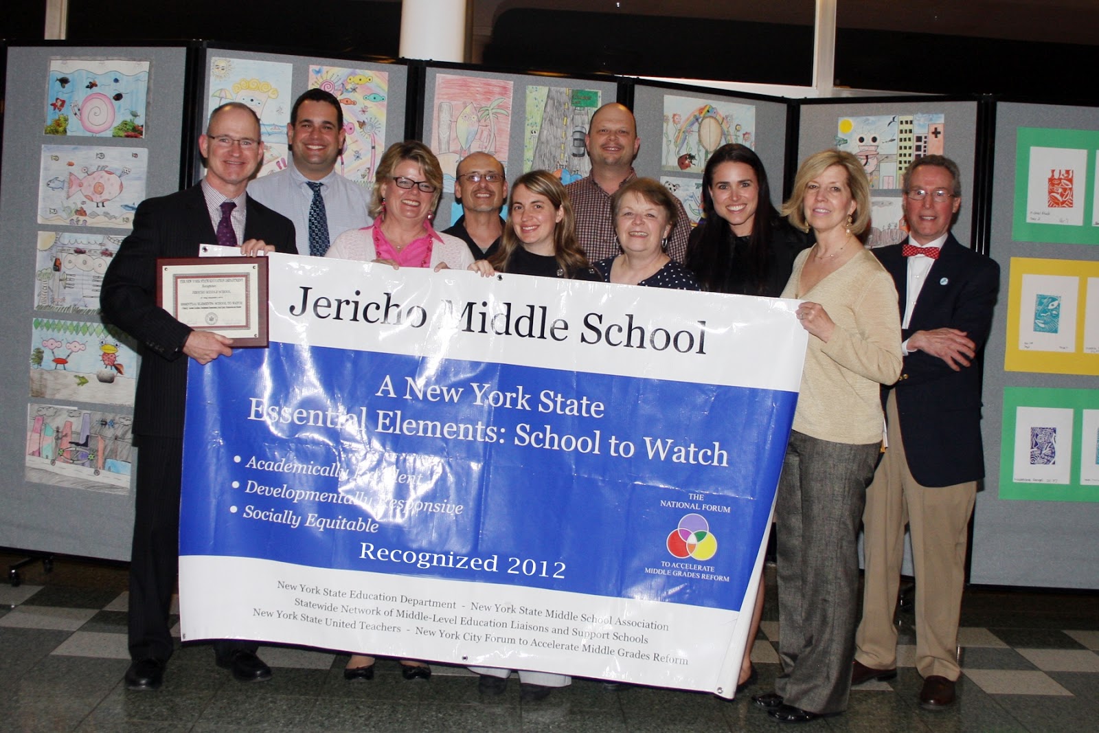 Sindoe's NYC 23/5/13 Visit to Jericho Middle School