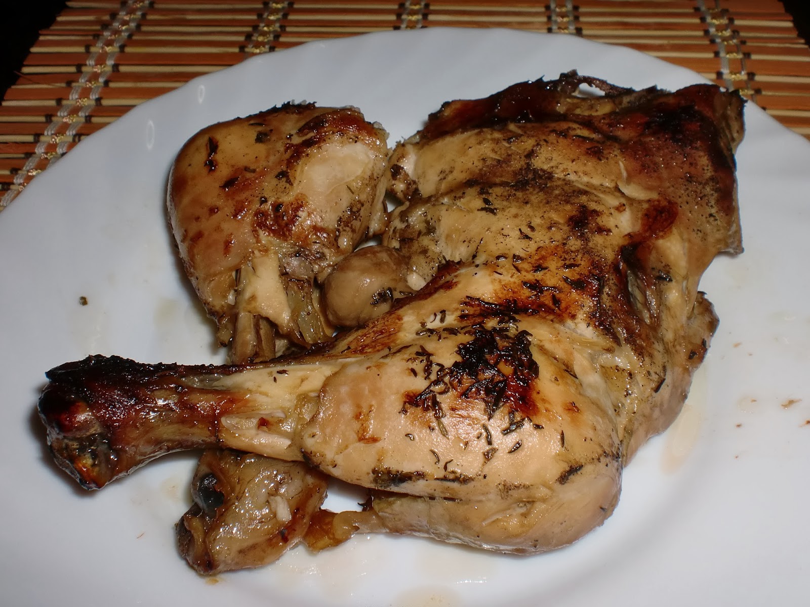 Pollo A La Sidra Al Horno
