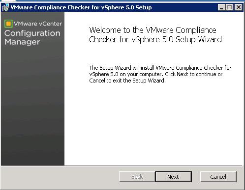 VMware Compliance checker for vSphere