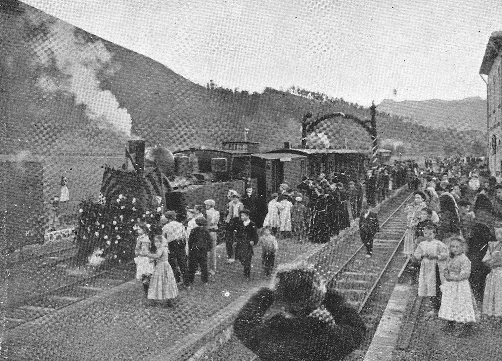 El web del tren d'Olot 102 anys de l'arribada del tren a Olot