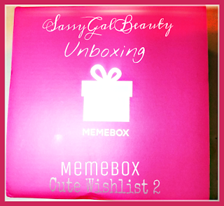 Memebox:  Cute Wishlist 2 Unboxed