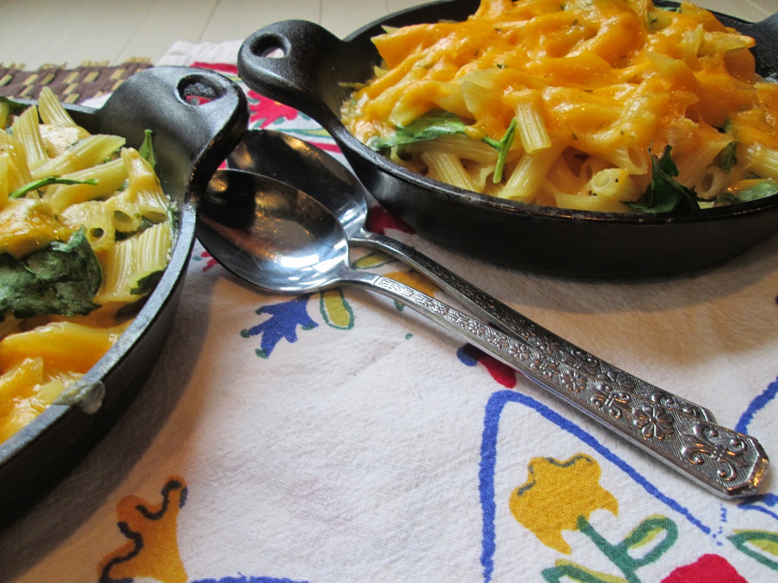 Stirring the Pot Spinach Macaroni Cheese