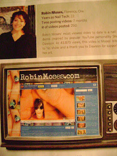 ROBIN MOSES VIDEO VIXEN & NAIL ART WIZARD PHD. NAILS MAGAZINE NAIL ART GURU