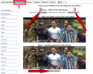 Cara membuat sampul kronologi facebook dengan Cover Maker