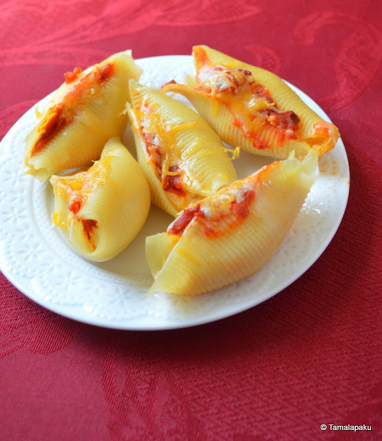 Cheese Filled Pasta Shells