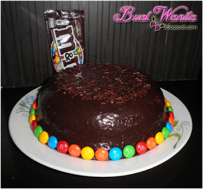 Cara Deco Kek Cake Mudah dan Simple. Cara Deco Kek Coklat. Cara Deco Chocolate Cake