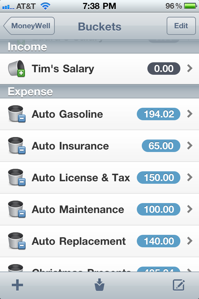 "Envelope" Budgeting on the iPhone Practical iStuff