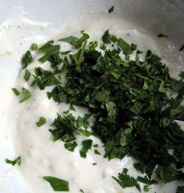 cilantro tzatziki