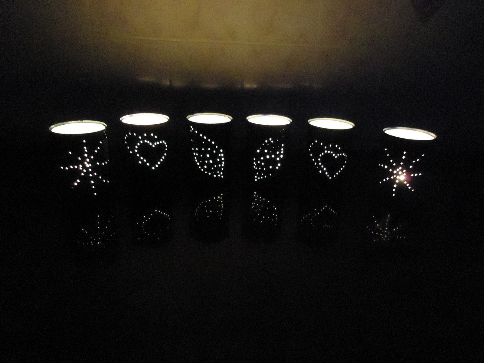 tin lighting. tin can tea light holders tin lighting. tin can tea light holders