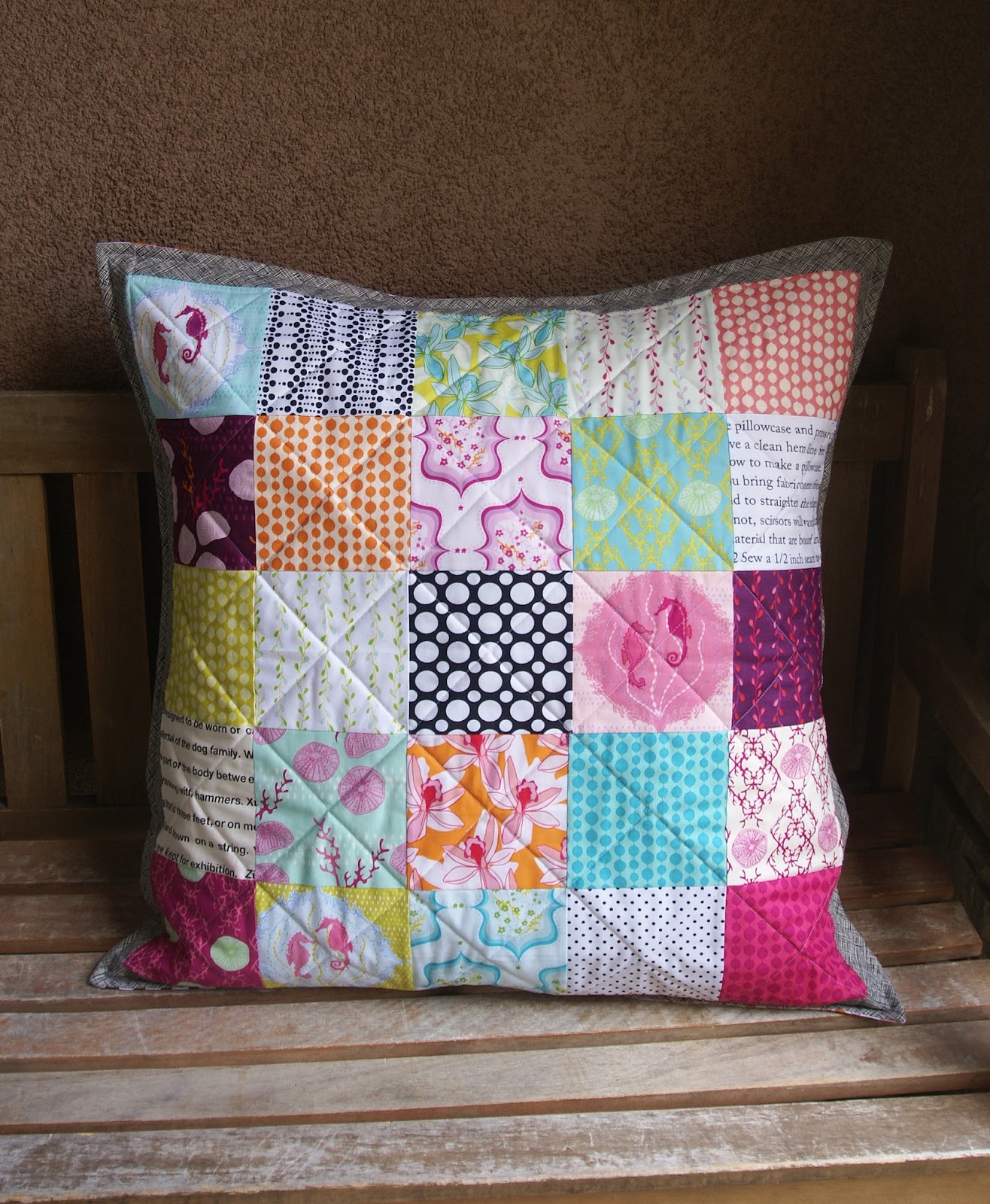 Fabric Mutt: Lagoon Floor Pillow
