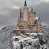 The Alcázar of Segovia,in the old city of Segovia Spain