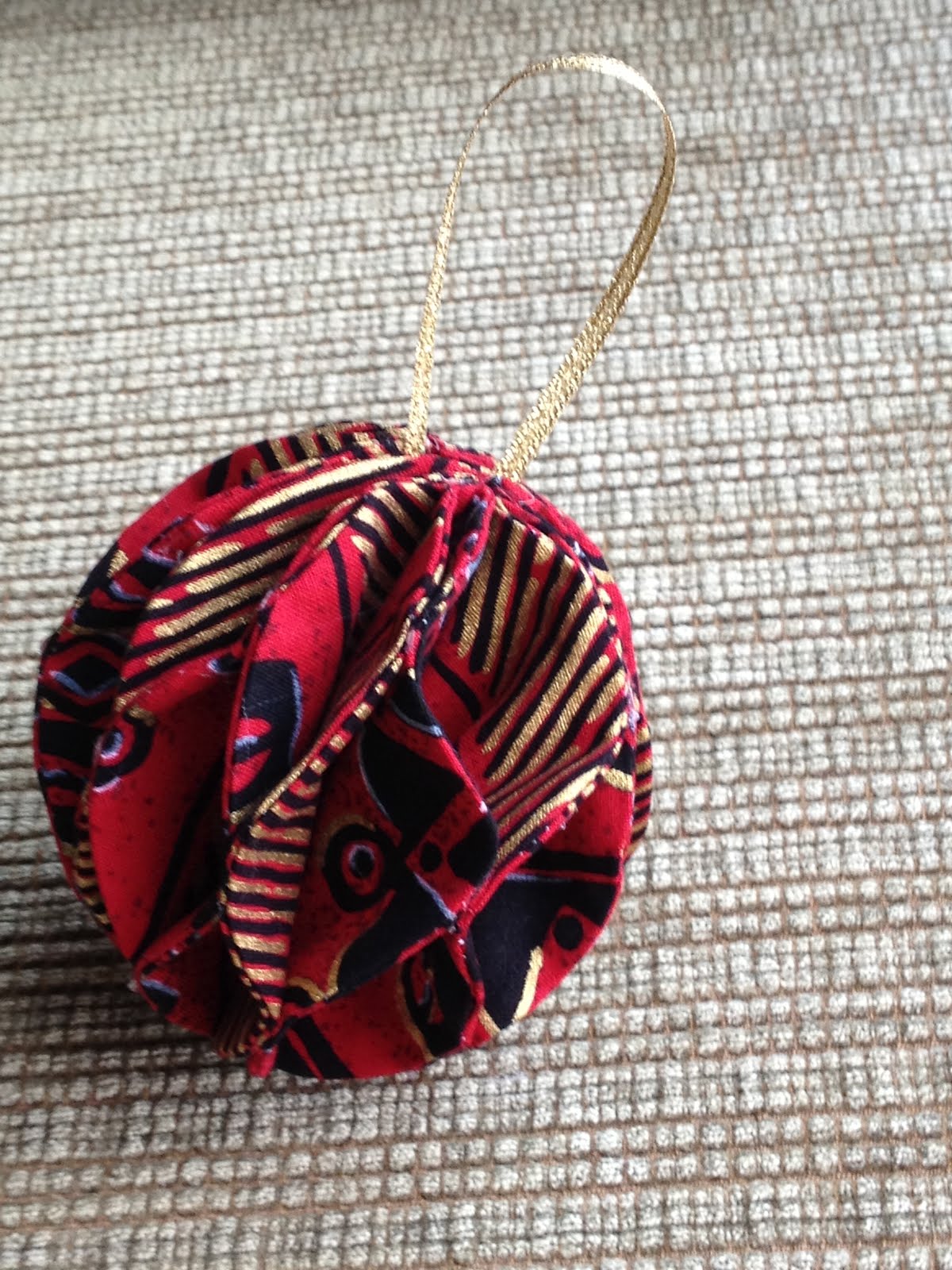 MissesStitches Fabric Ornament