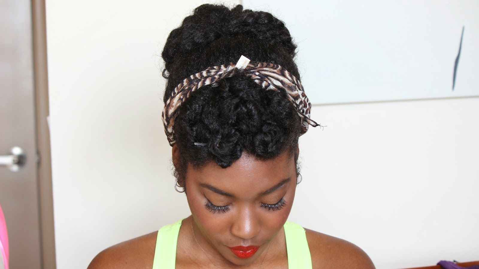 3 Easy Fall Protective Styles For Natural Hair with Scarves (YouTube