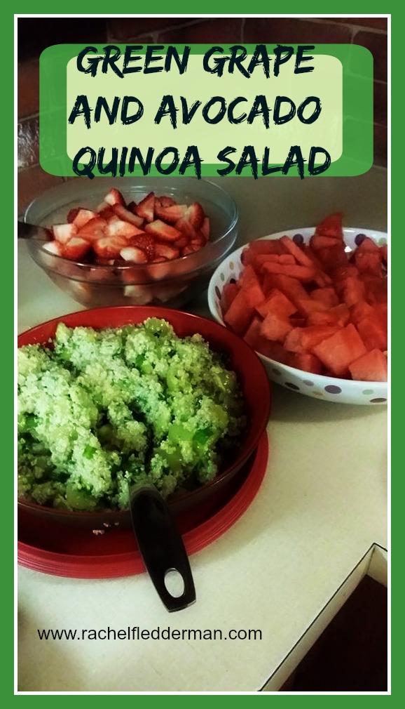 Clean Eating Meets Country Girl Green Grape and Avocado Quinoa Salad
