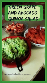 Green Grape and Avocado Quinoa Salad