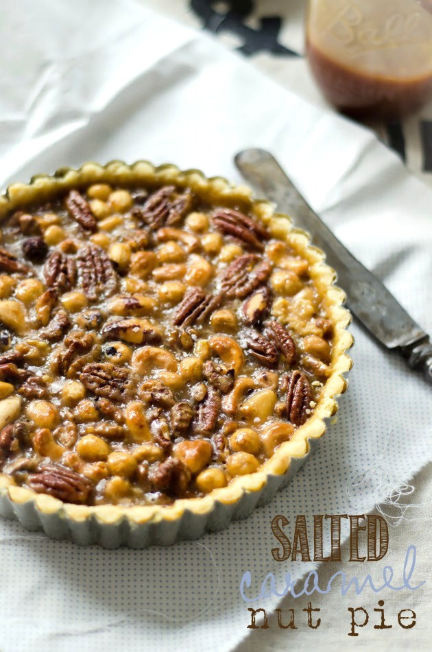 Louise´s Spis Salted Caramel Nut Pie (Nötkolapaj med en liten Salt