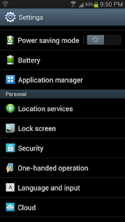 settings android