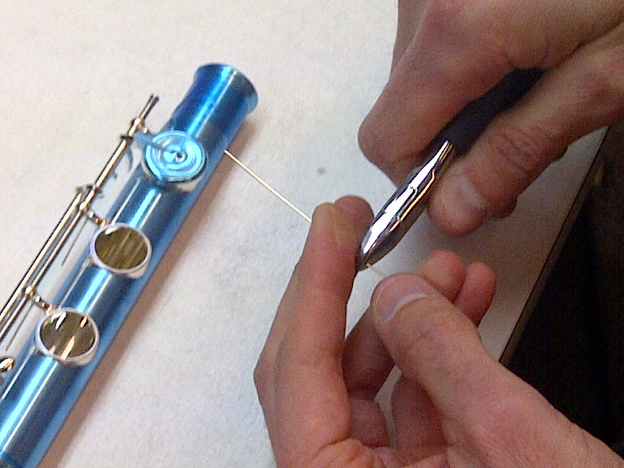 Flute Builder Installing Springs