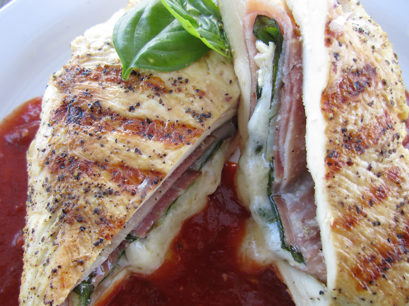 Cooking The Day Away Chicken stuffed with Prosciutto, Brie and Fresh
