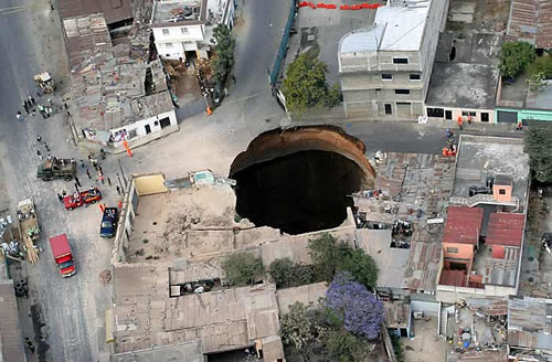 Something Surprising Sink Holes