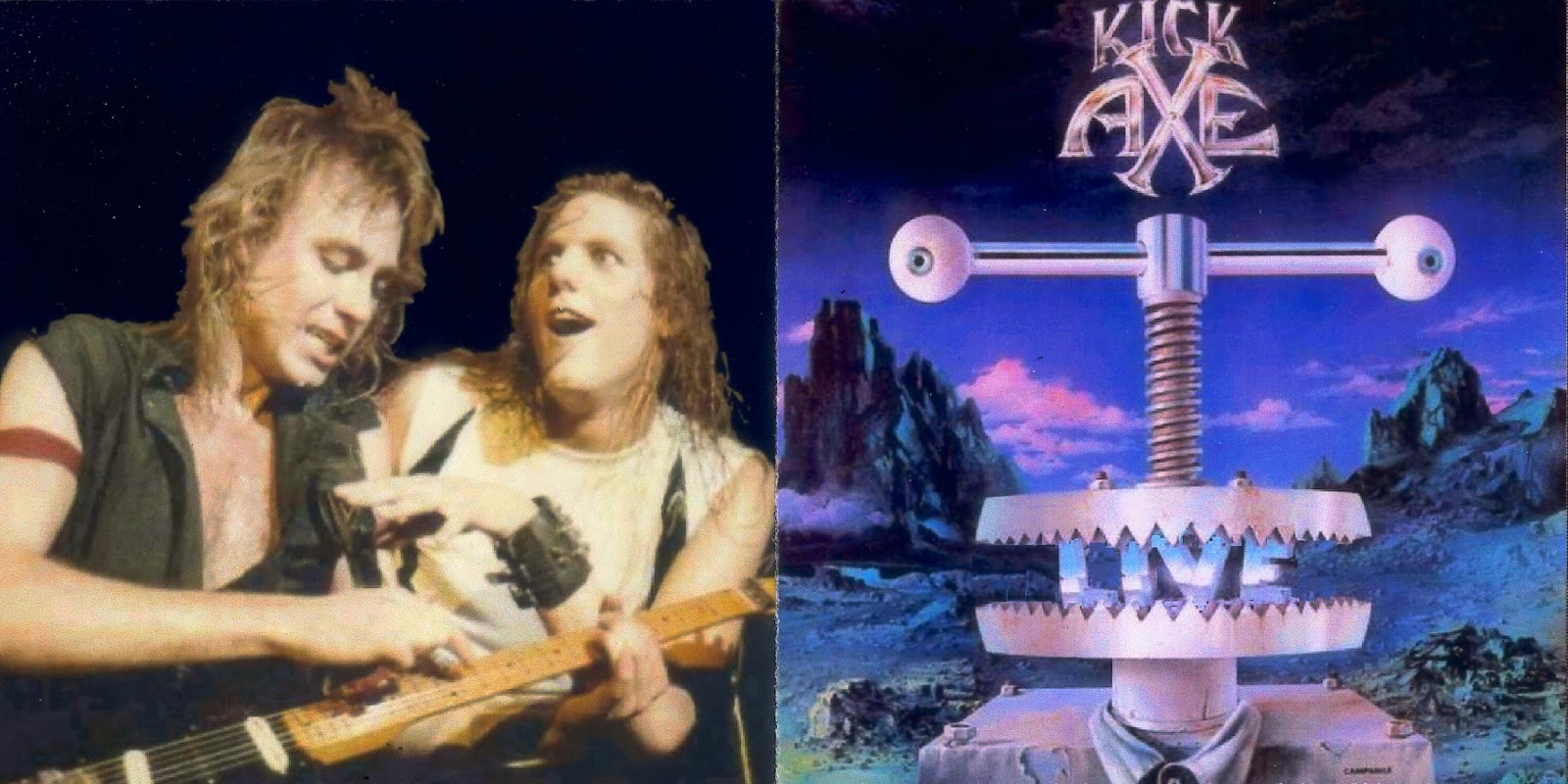 Heavy Bootlegs Kick Axe 1984 Live & Kickin' Axe