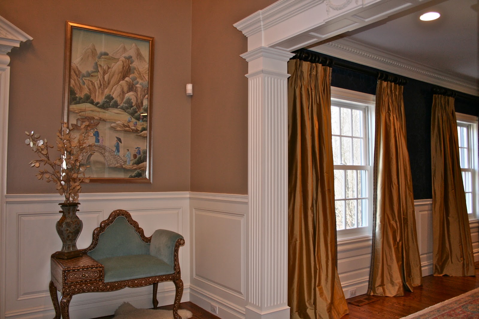 Color Forte Benjamin Moore Paint Hale Navy & Alexandria Beige